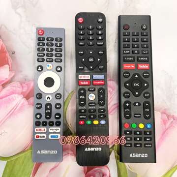 Remote tivi Asanzo mẫu mới