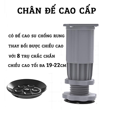 Chân kê máy giặt cao 22cm 02