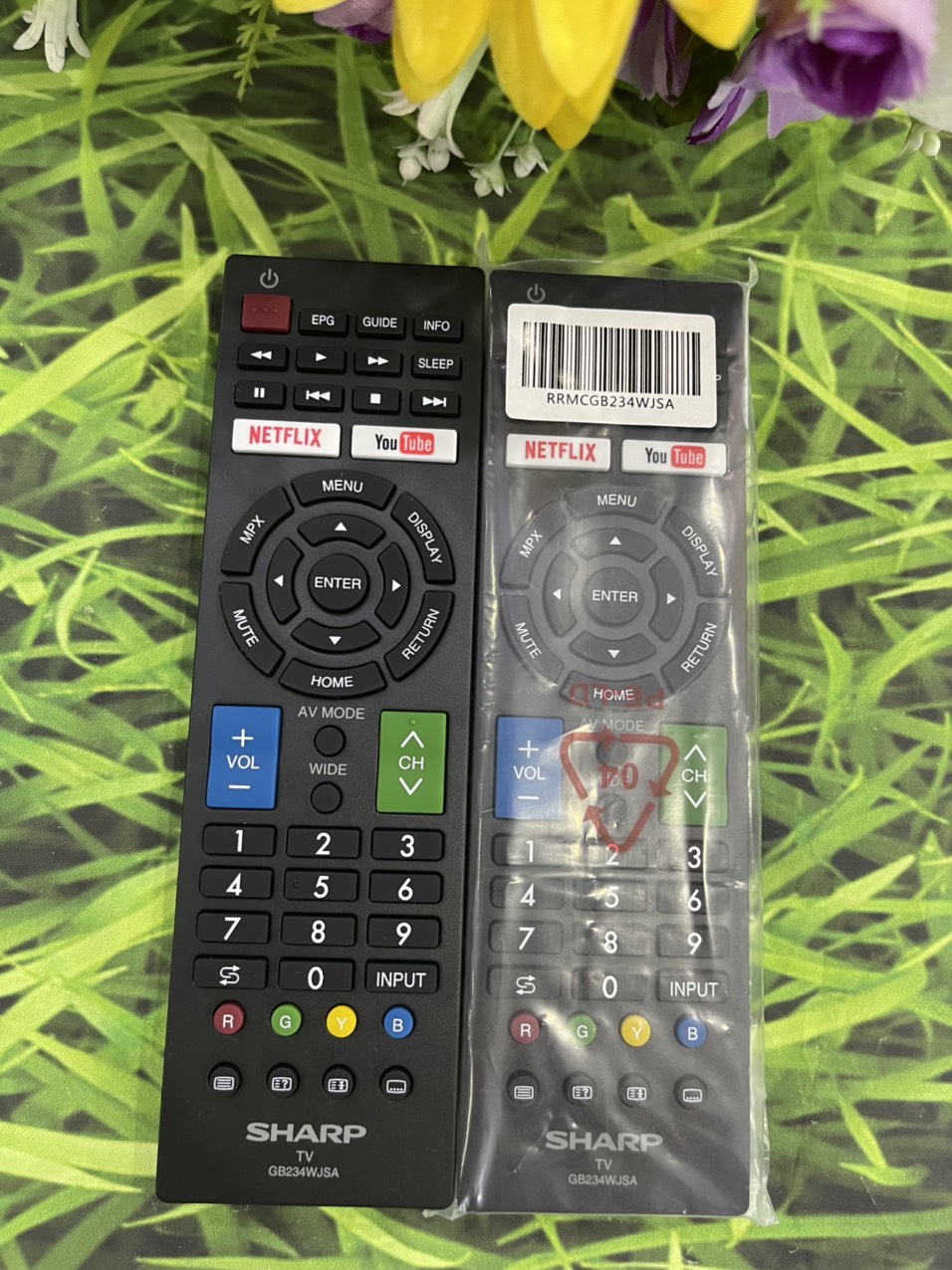 Mouse Tv Sharp Remote tivi MẪU SHARP 01